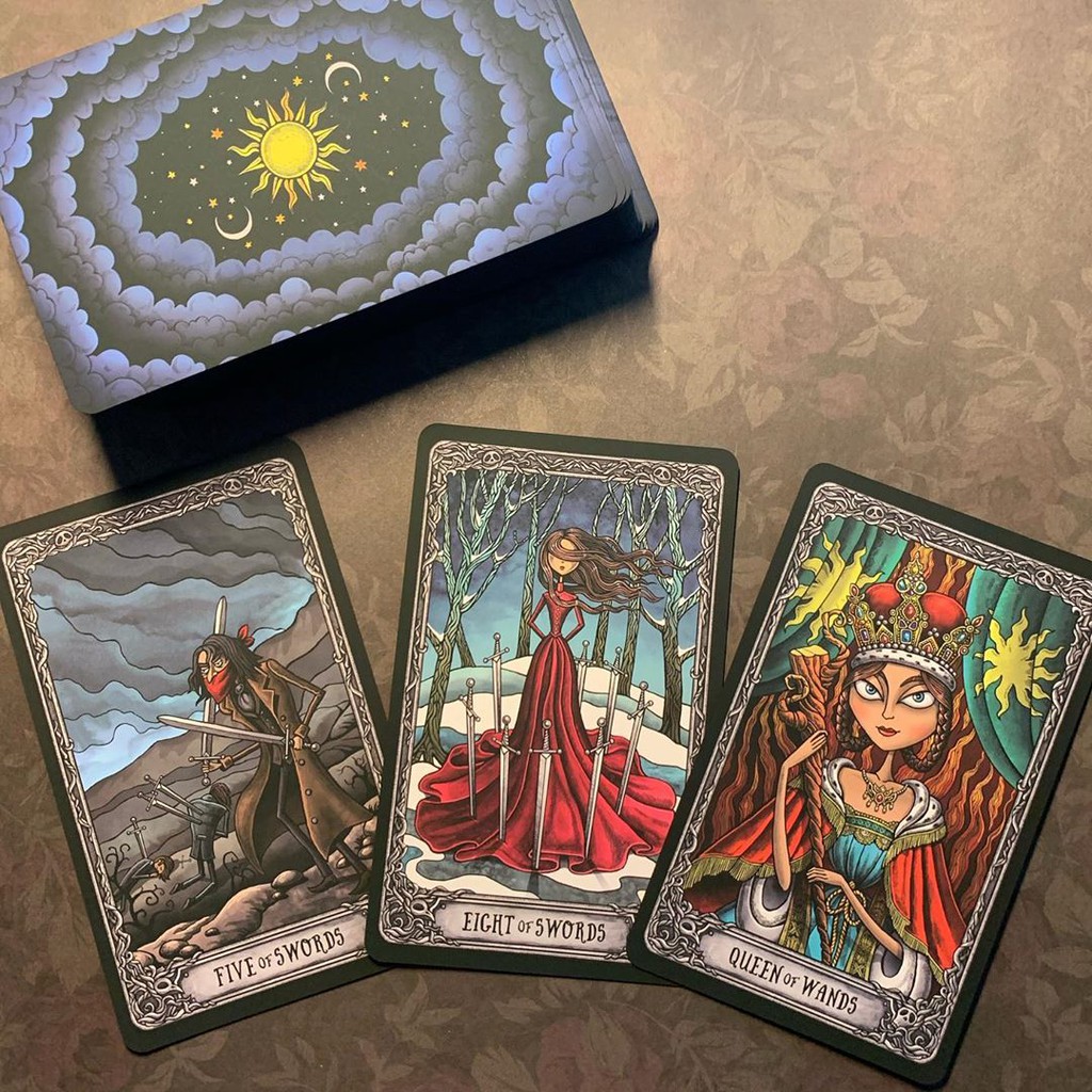 Bài Dark Mansion Tarot 3rd Edition Black Blue