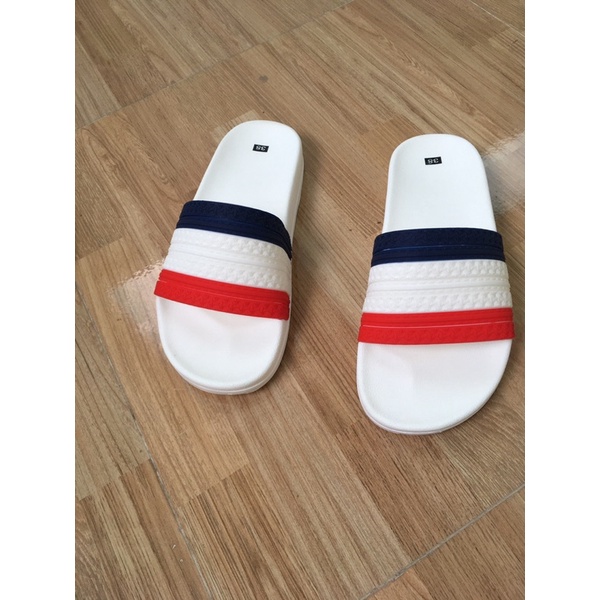 dép  quai ngang quai đỏ đen