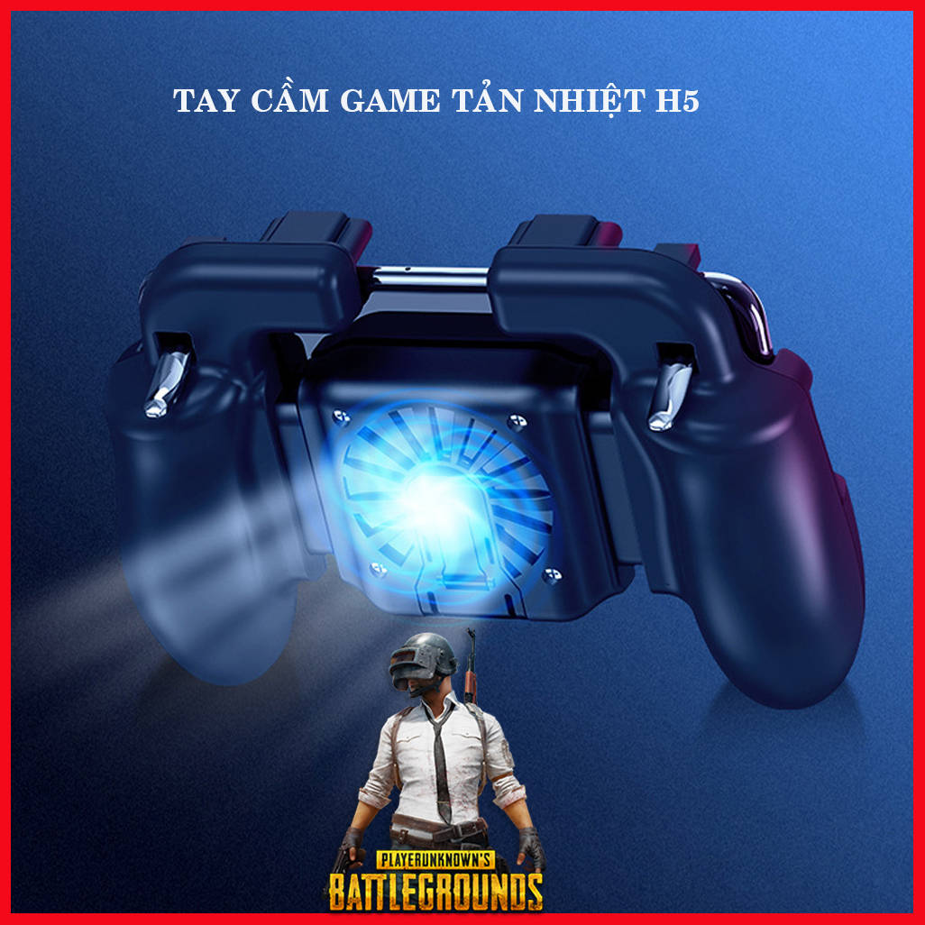 Tay cầm chơi game h5 có quạt tản nhiệt