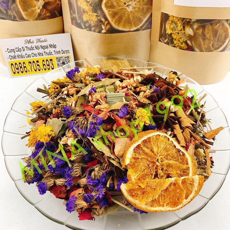 Xông mặt thảo dược organic - mộc hương