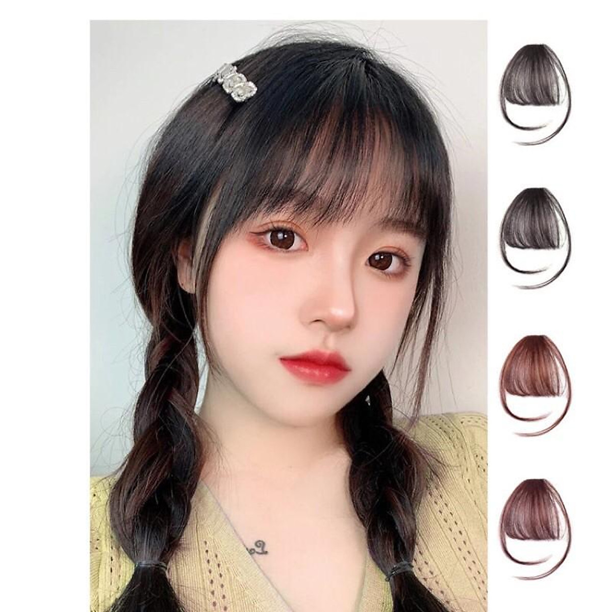 Tóc giả mái thưa Hàn Quốc