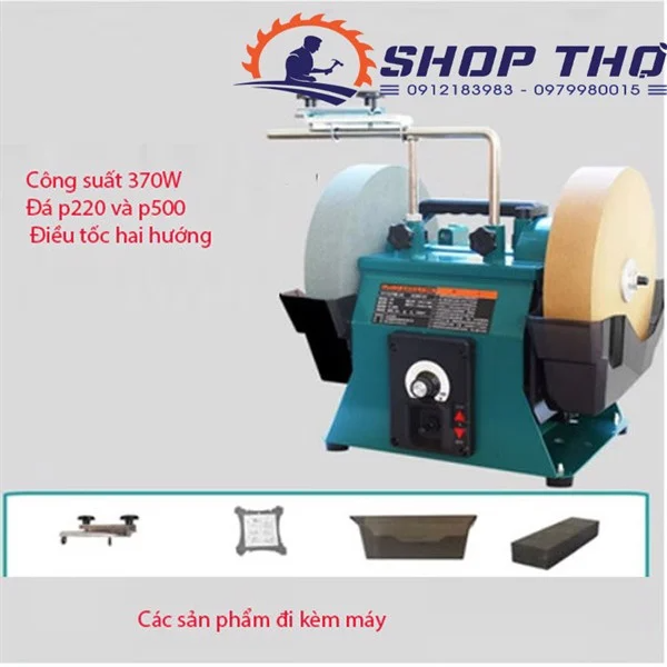 Bộ Máy Mài Đá Ướt ALLWIN SCM, H8103 : Máy Mài Dao, Mài Dao Bằng Nước Tốc Độ Thấp