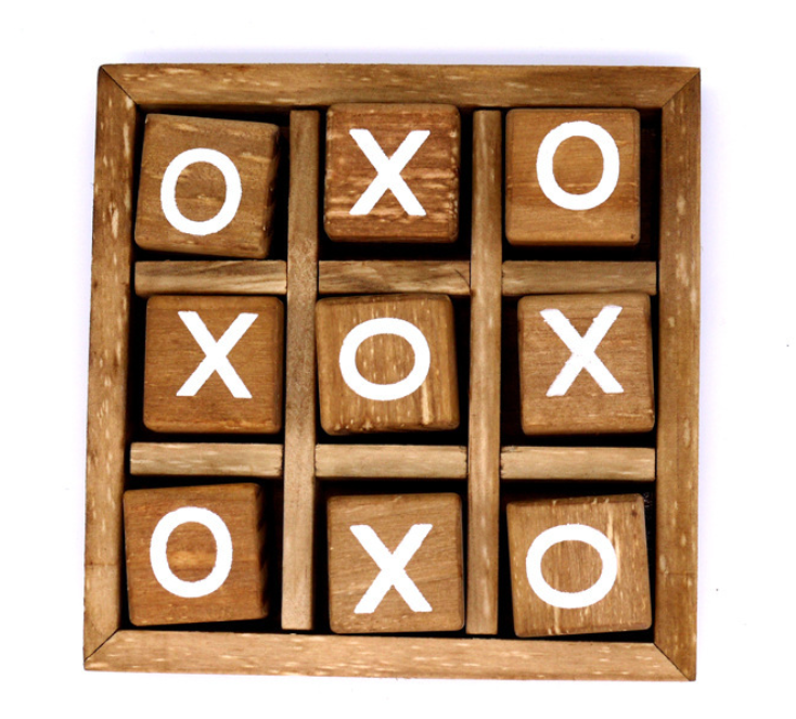 TRÒ CHƠI TƯ DUY - TIC TAC TOE - CHẤT LIỆU GỖ