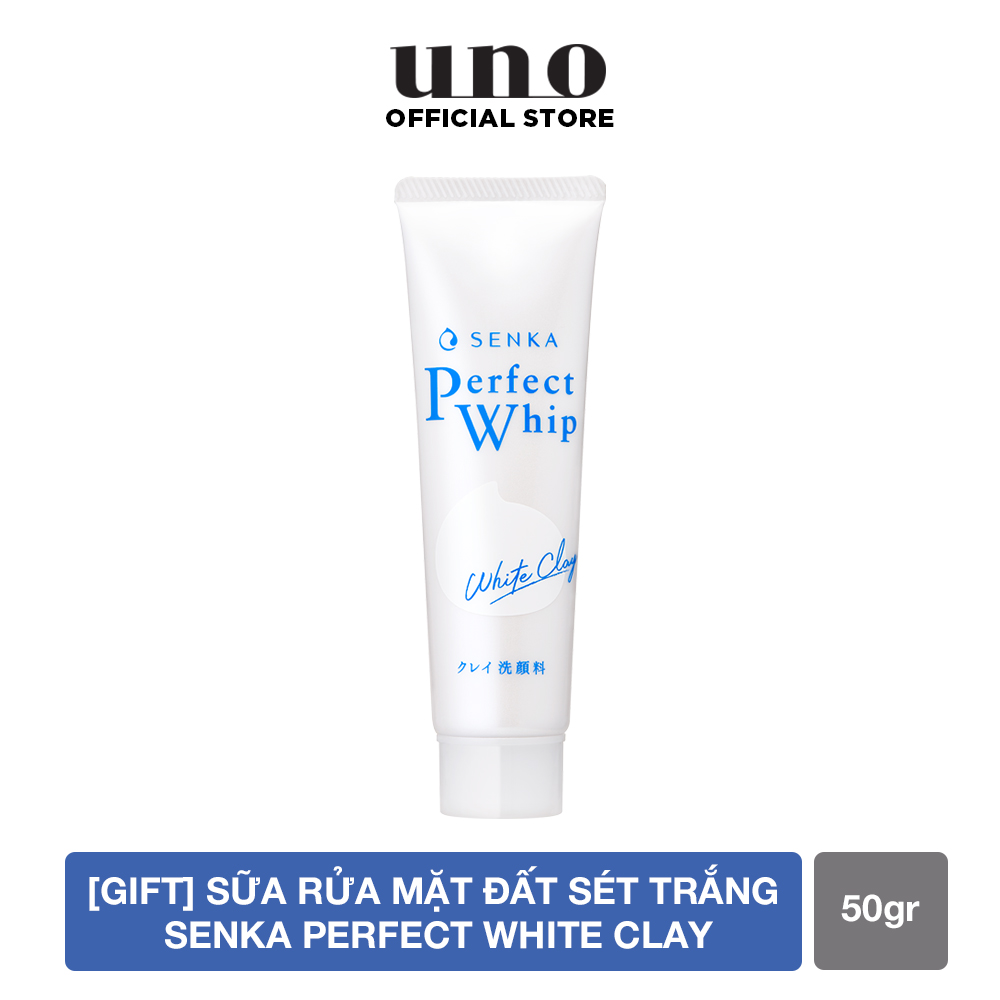 [GIFT] Sữa rửa mặt đất sét trắng Senka Perfect White Clay 50g