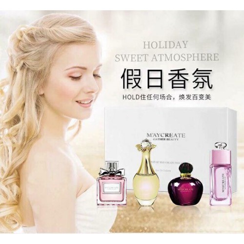 Set 4 Chai Nước Hoa Nữ Maycreate Ngọt Ngào