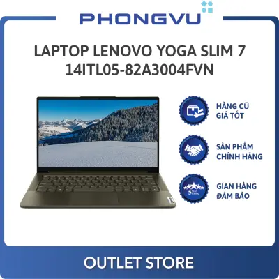 Laptop Lenovo Yoga Slim 7 14ITL05-82A3004FVN (i7-1165G7) (Xanh rêu) - Laptop cũ