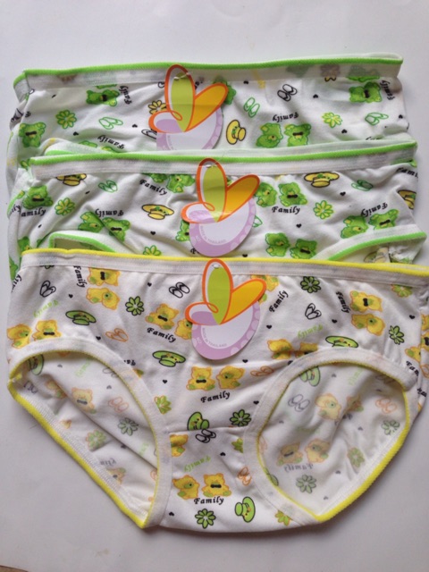 Sét 5 quần chip  cho bé gái