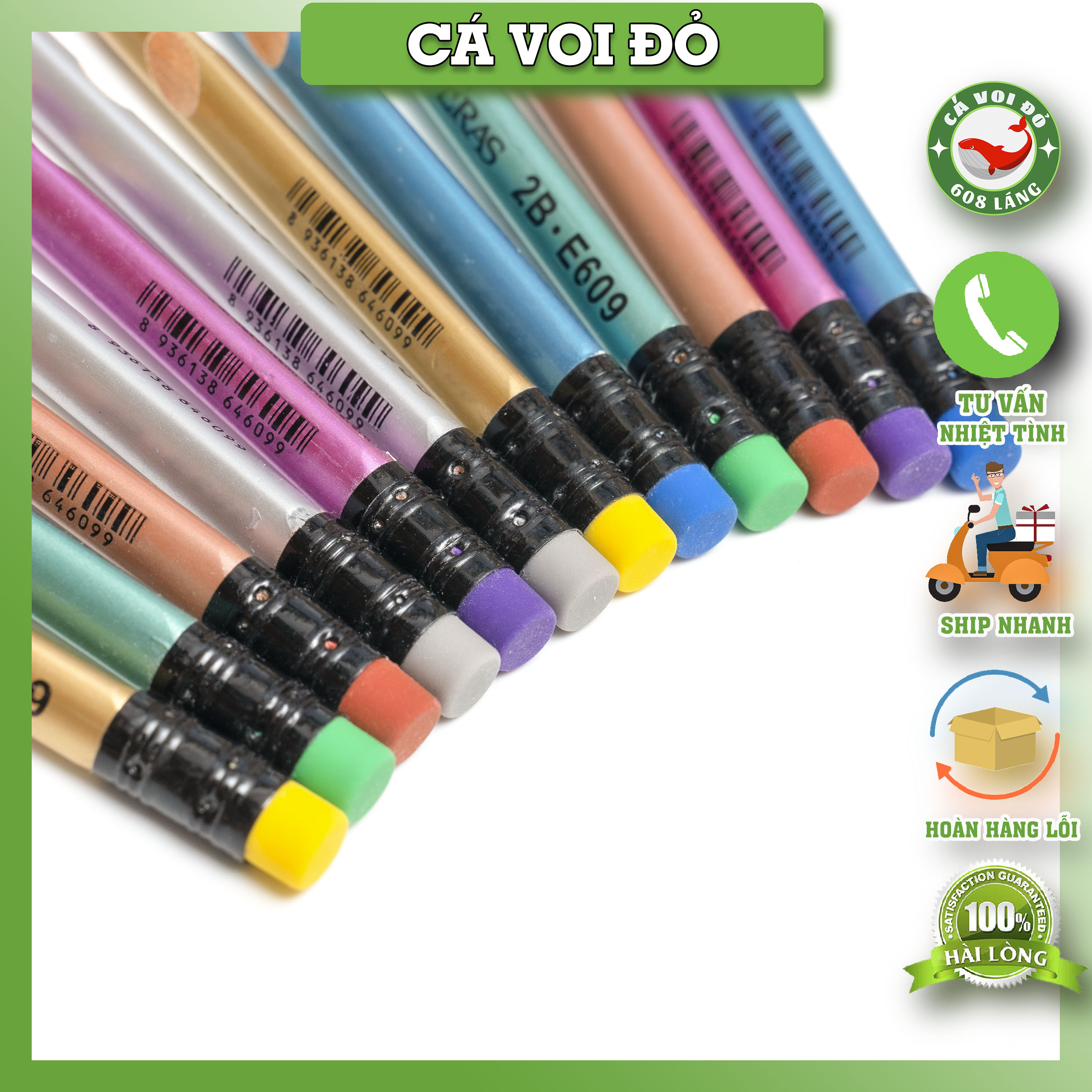 Bút chì 2B Eras Định Vị Eras E609