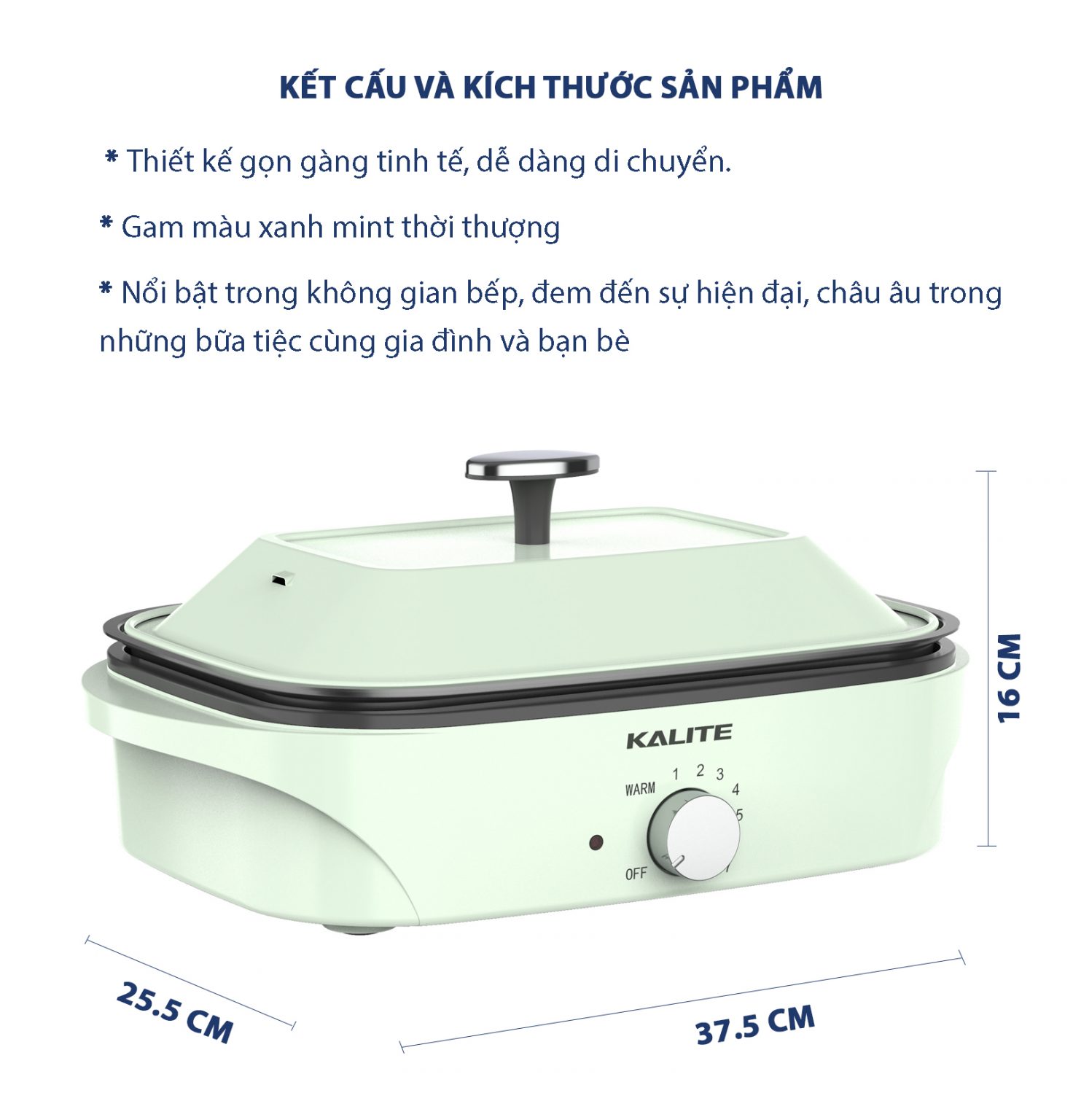 Nồi lẩu nướng điện KL-663