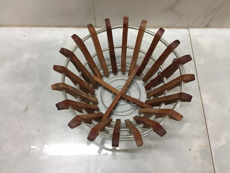 [HCM]chậu gỗ lượng căm se số 2 size 24cm