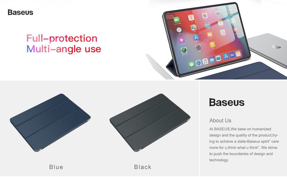 Bao da Baseus Simplism Y-Type Leather cho  iPad Pro 11/12.9 inch(2018)