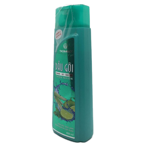 [HCM]Dầu Gội Dầu Gội Chanh - Sả - Bạc Hà Thoraka (400ml)
