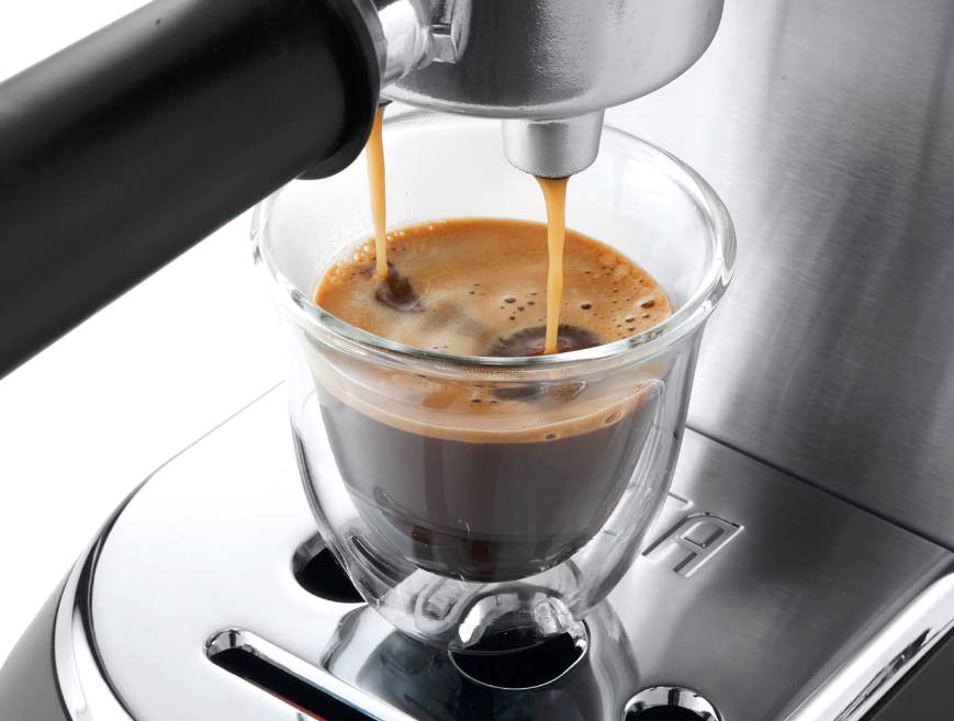 Máy Pha Cà Phê DeLonghi EC685 Dedica Style (M/ R) - Thiết Kế Gọn, Áp Suất 15 Bar - Chính Hãng