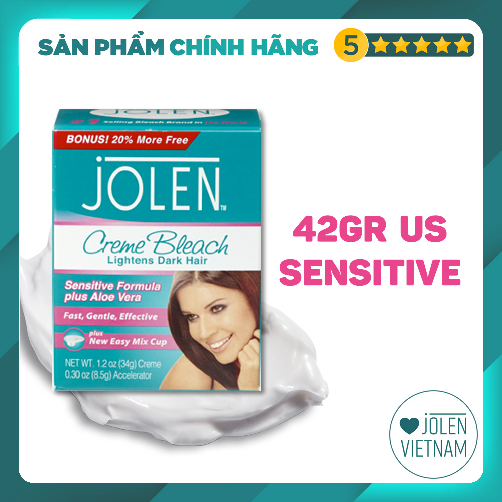 Jolen Creme Bleach 42gr Sensitive - US Imported