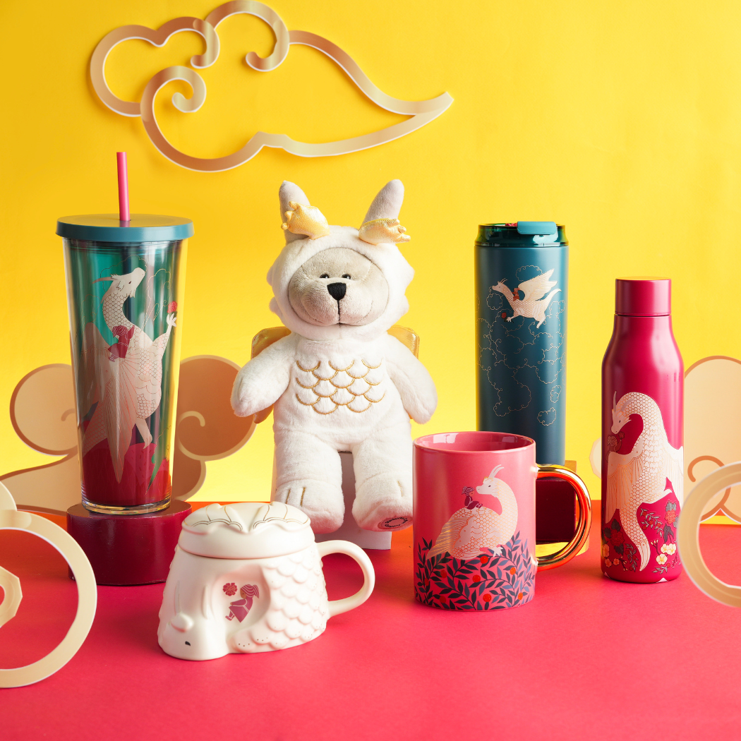 Bình Starbucks 13Oz (384ml) SS KEEPER AWAKED DRAGON