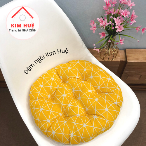 Đệm ngồi bệt tròn êm 40x40x5cm