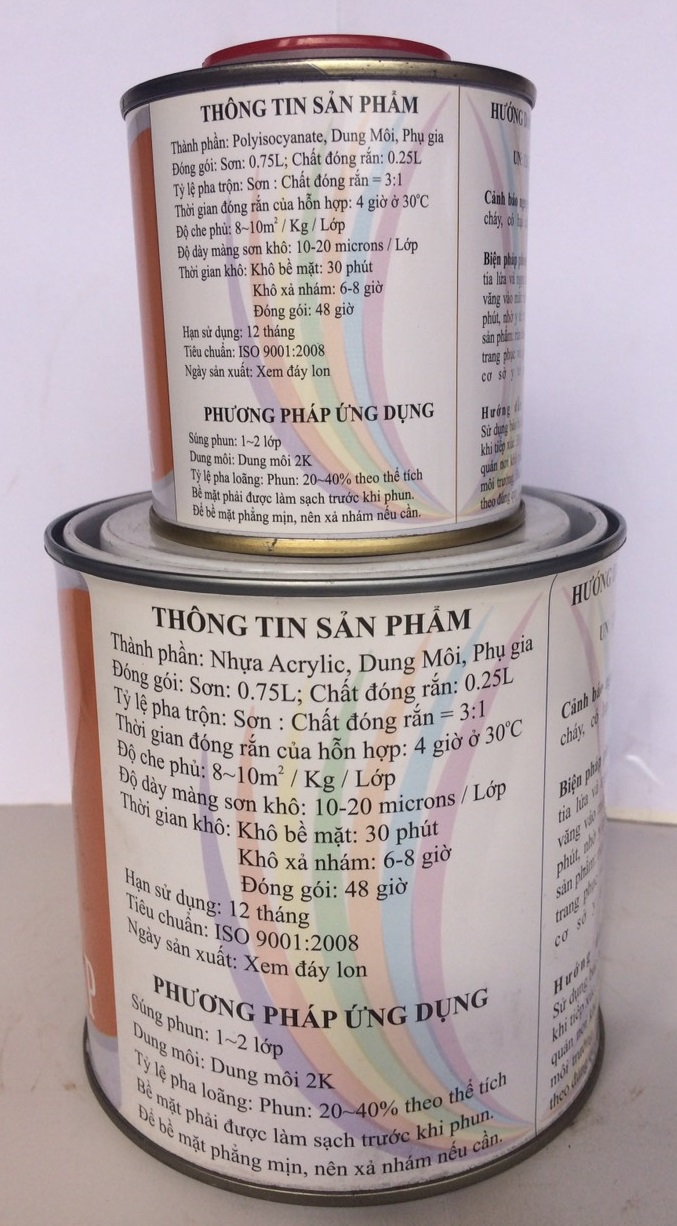 Sơn 2K Đen Bóng T402