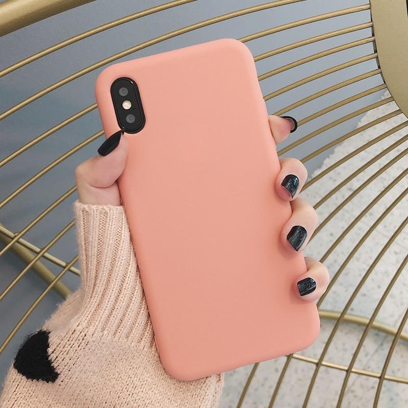 Ốp điện thoại trơn dành cho iphone 5, 5S, iphone 6, iphone 6plus, iphone 6s, iphone 7, iphone 8, iphone 11, iphone XS, iphone XS max