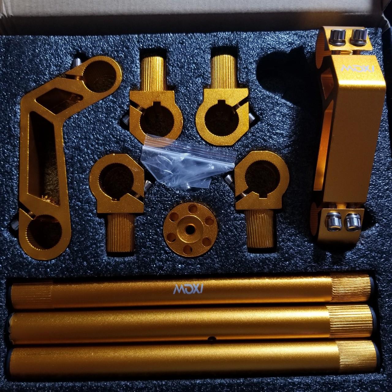 Ghi đông 5 khúc xe máy - xe đạp điện