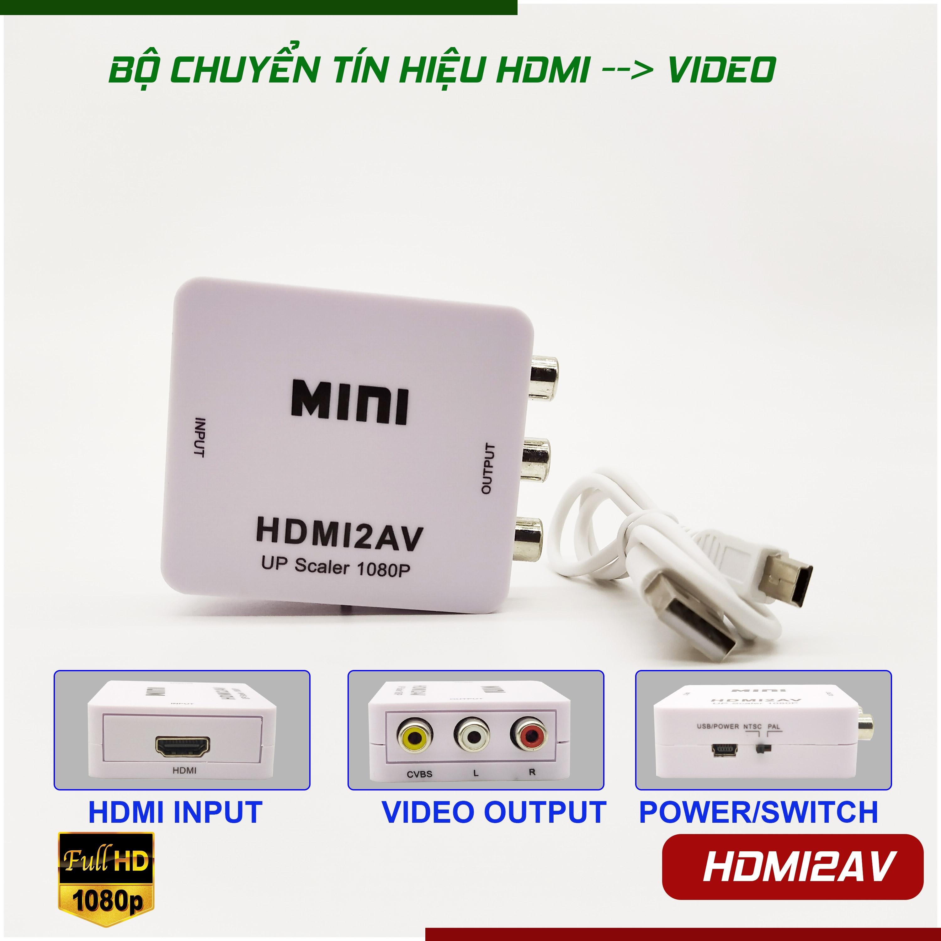 Box Chuyển mini HDMI Ra AV