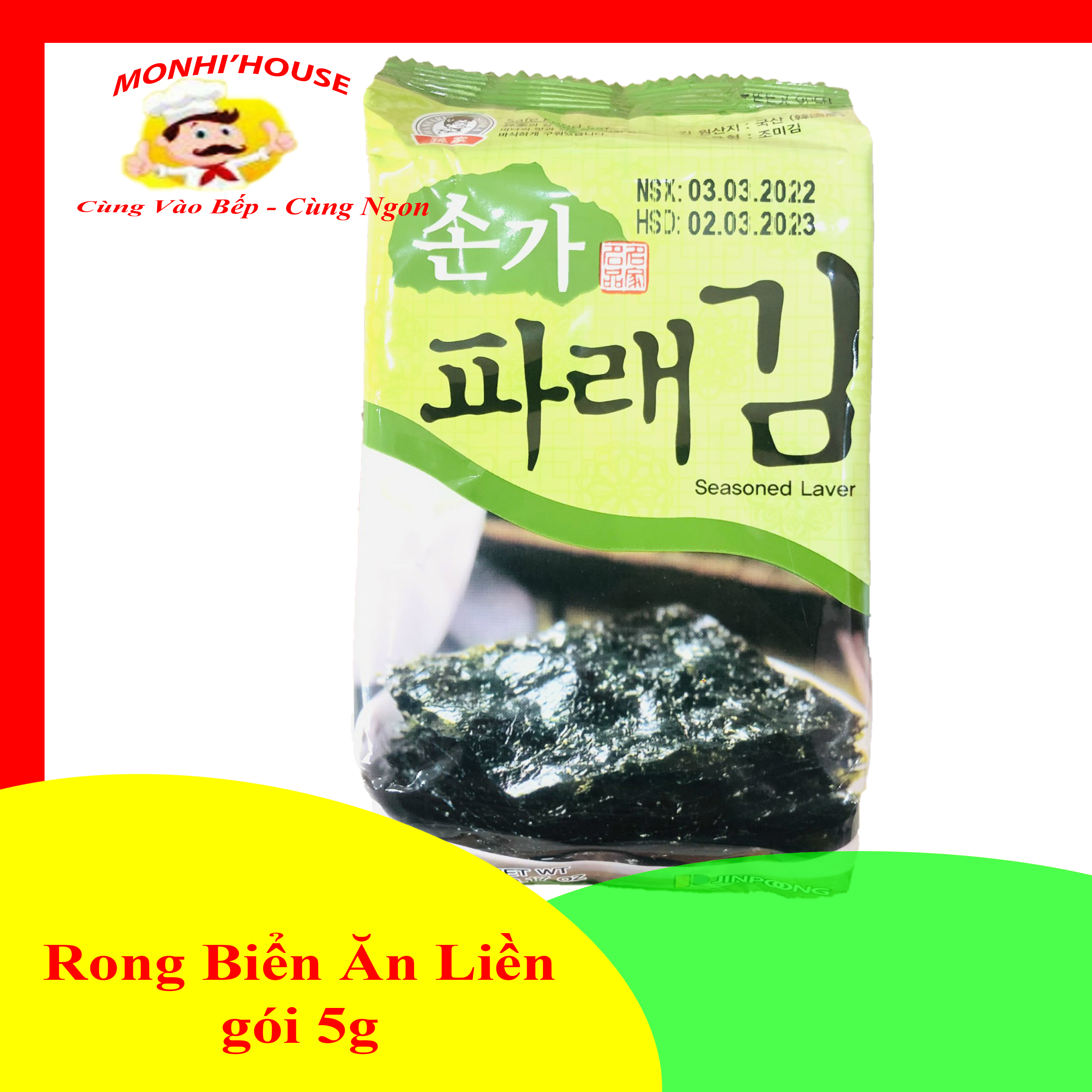 RONG BIỂN HÀN QUỐC ĂN LIỀN , GÓI 5G