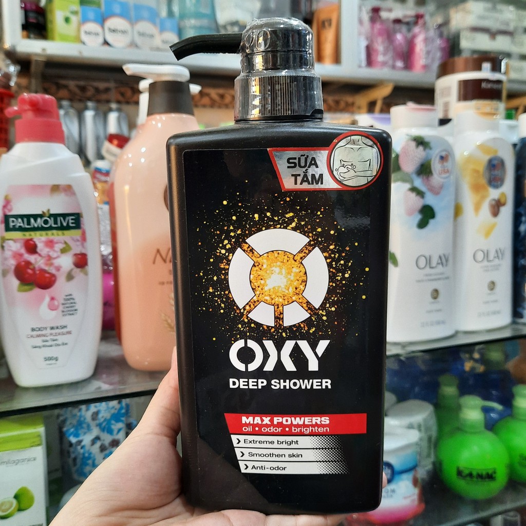 Sữa tắm tác động sâu nam Oxy Deep Shower 500ml