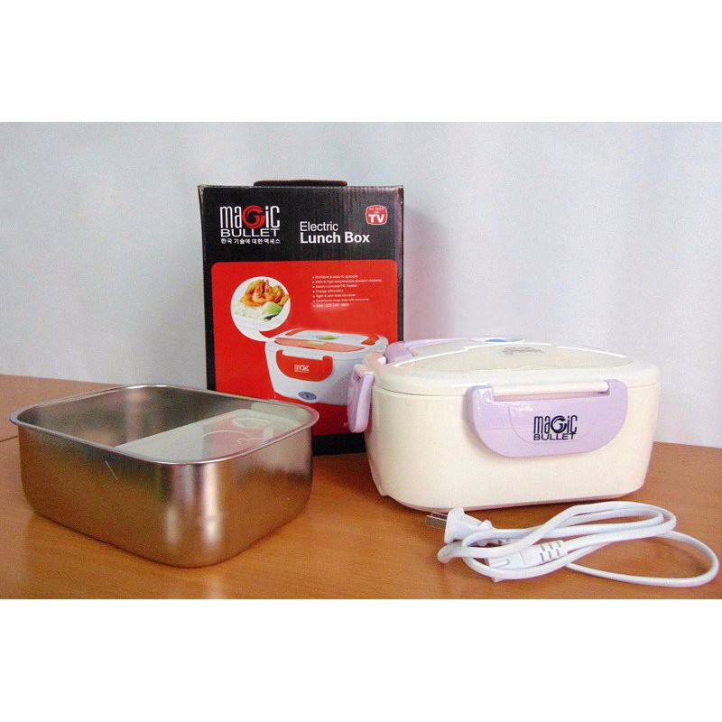 Hộp Cơm Cắm Điện Ruột Inox