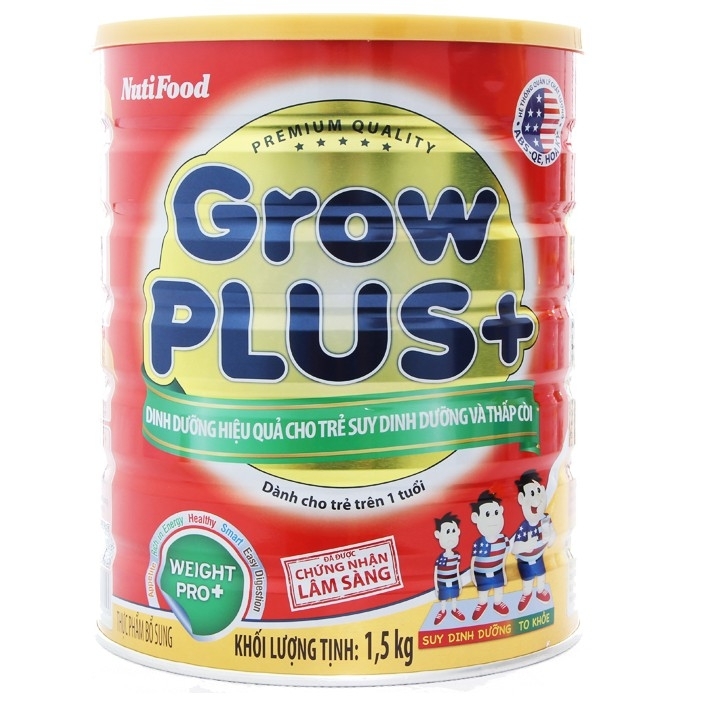 (Thanh Lý Date 10/2021) Sữa Bột Nutifood Grow Plus+ Đỏ Weight Pro+ Hộp 1,5kg