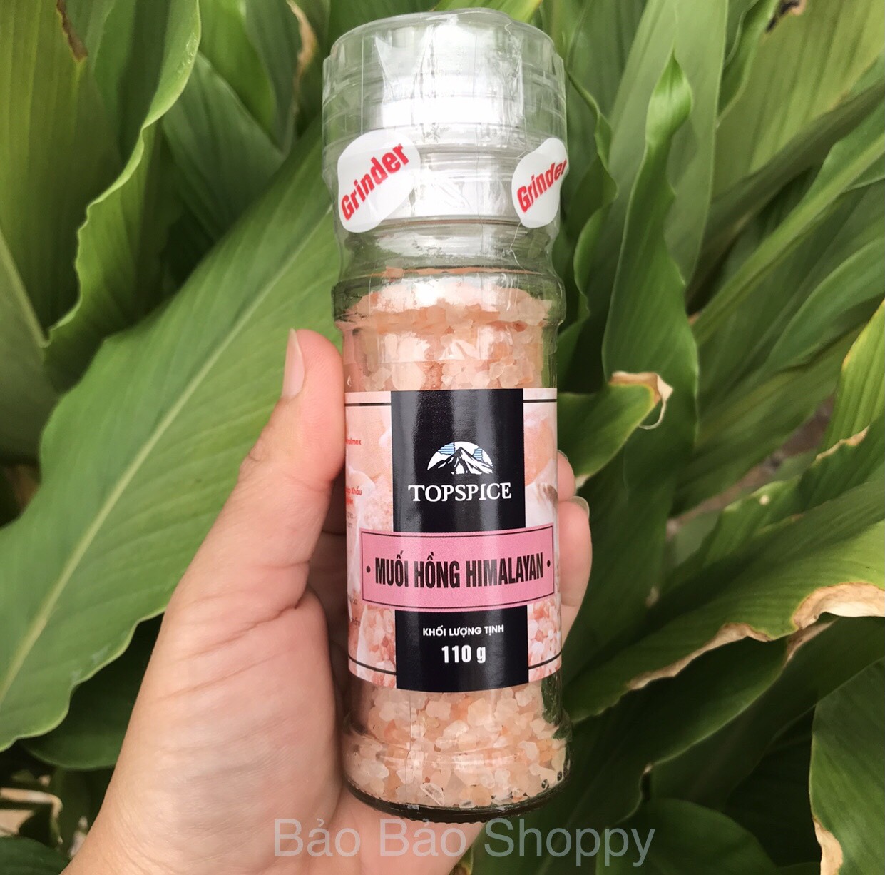 Muối hồng Himalaya TOPSPICE( SP CTy Petrolimex) 110g( nắp có cối xay)