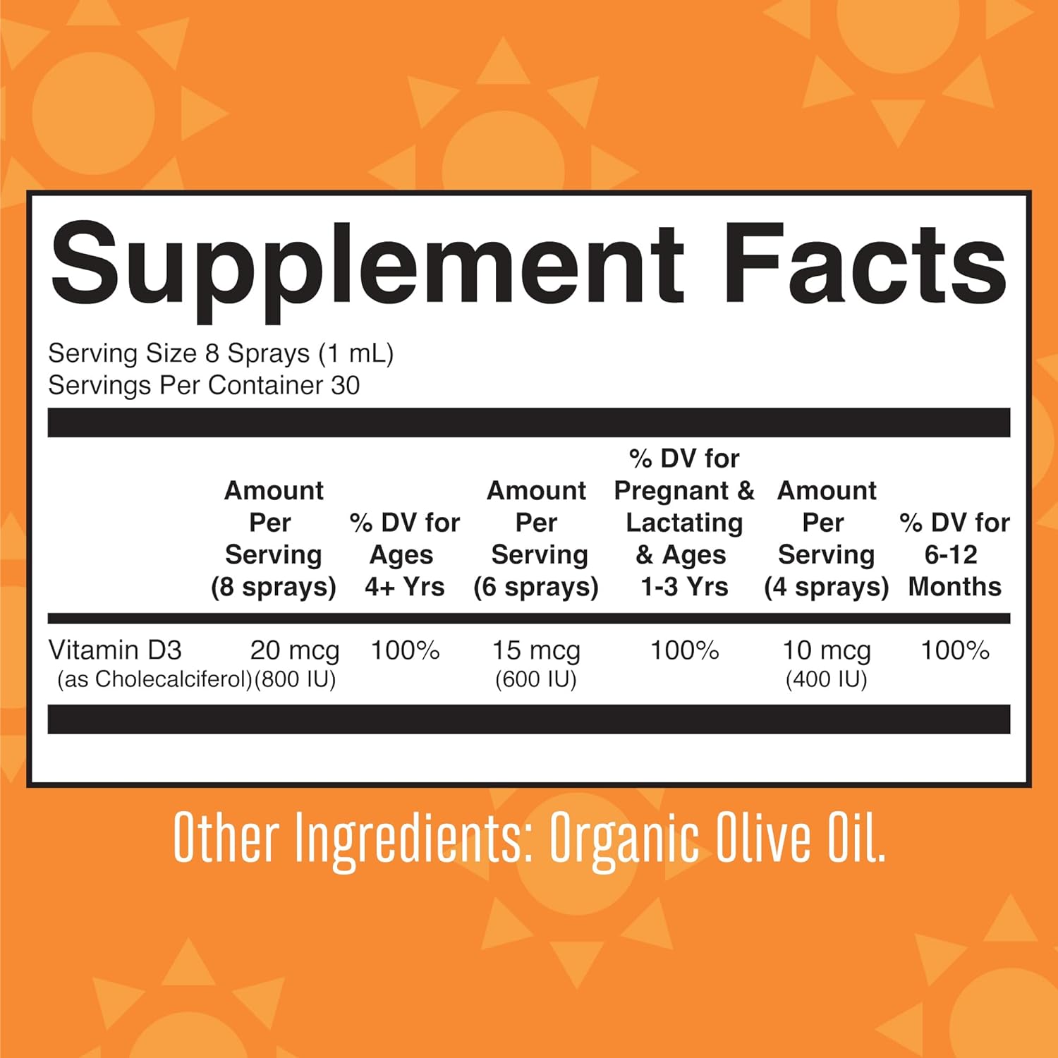 Mary Ruth’s Vegan Vitamin D3 Liquid Spray 30ml
