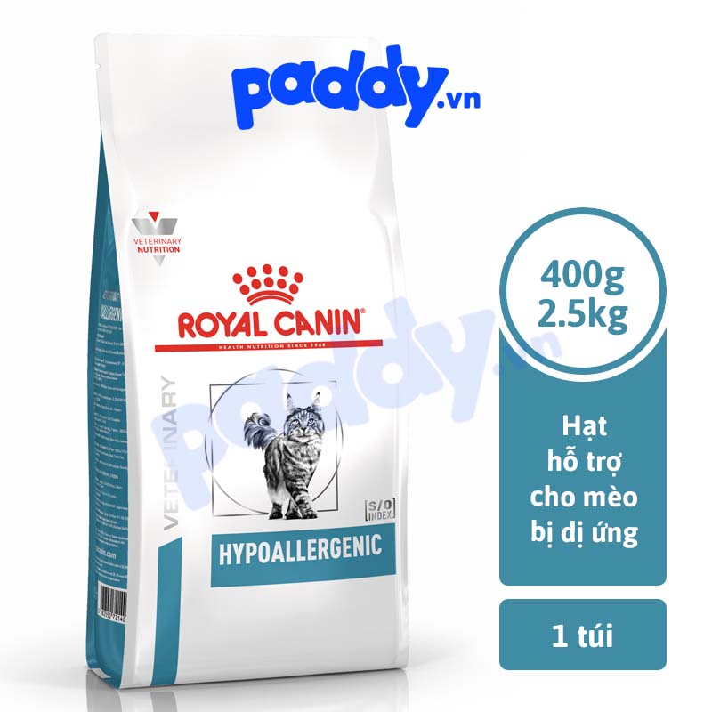 Hạt Cho Mèo Dị Ứng Royal Canin Hypoallergenic Feline