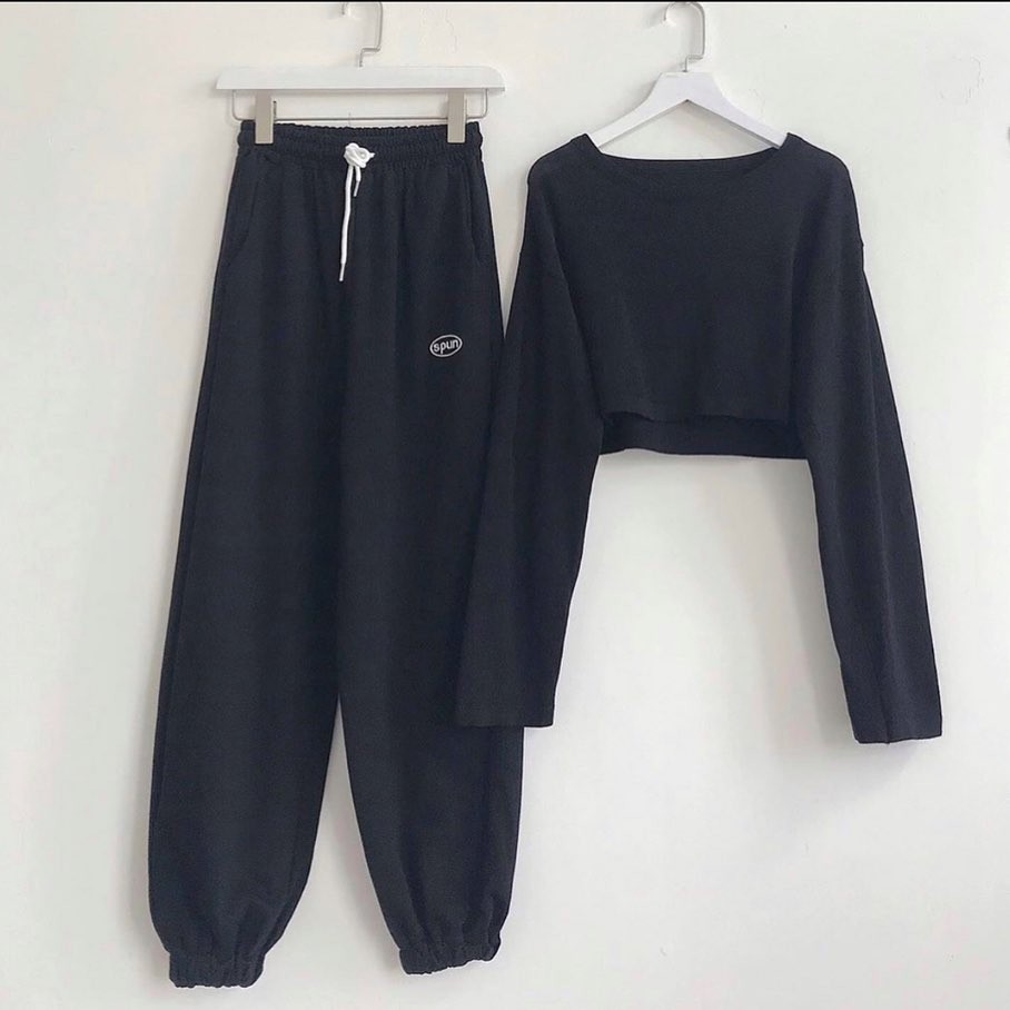 Quần Jogger Nỉ Thêu SPUN Ulzzang