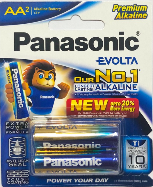 Hộp 12 Đôi Pin AA Panasonic Evolta 1,5v made in Thailand