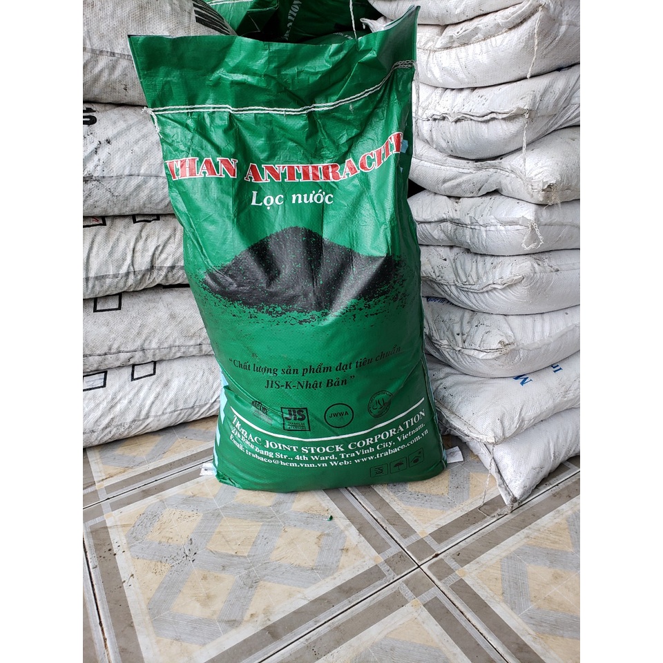 5kg than lọc nước antraxit ( anthracite)