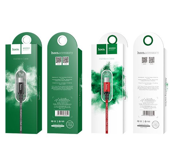 Cáp Sạc Nhanh Hoco X14 MicroUSB Chính Hãng