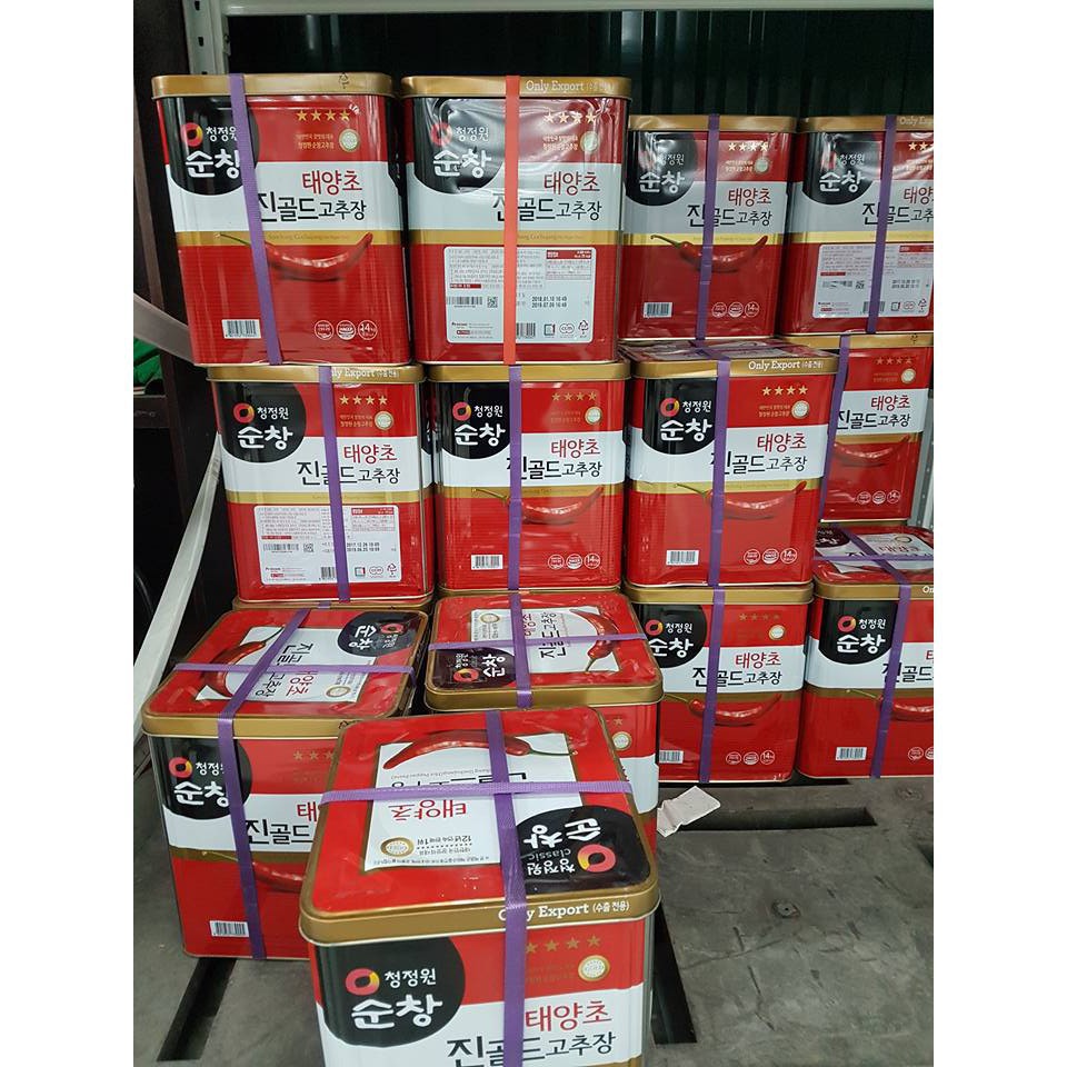hộp 14 kg Tương Ớt Gochujang Daesang