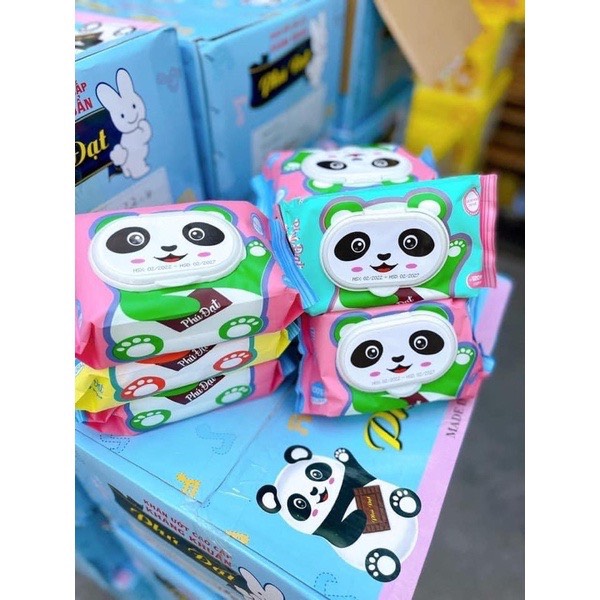 Khăn ướt Phú Đạt gói 120 tờ cho bé