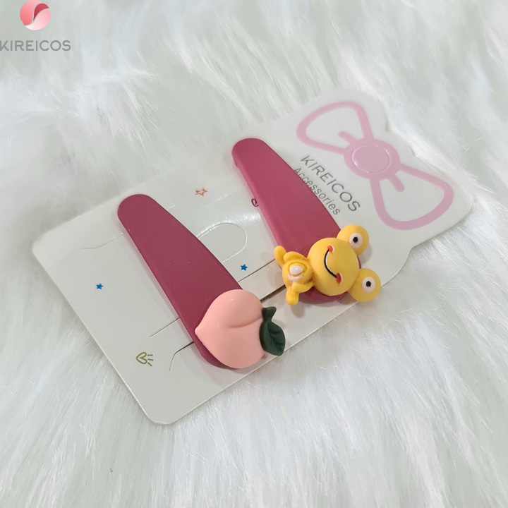 [HCM]Set 2 Kẹp Mái Nhựa Nhám Cho Bé