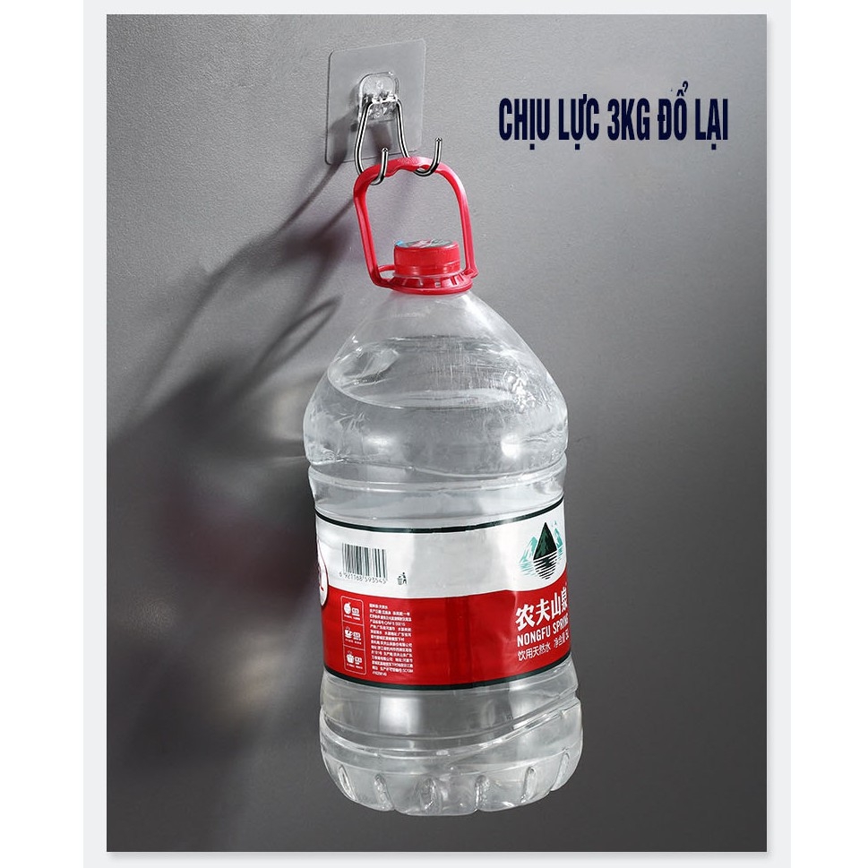 Móc inox dán tường 2 chân