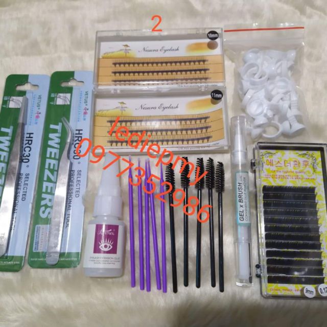 Combo đồ nối mi cho học viên