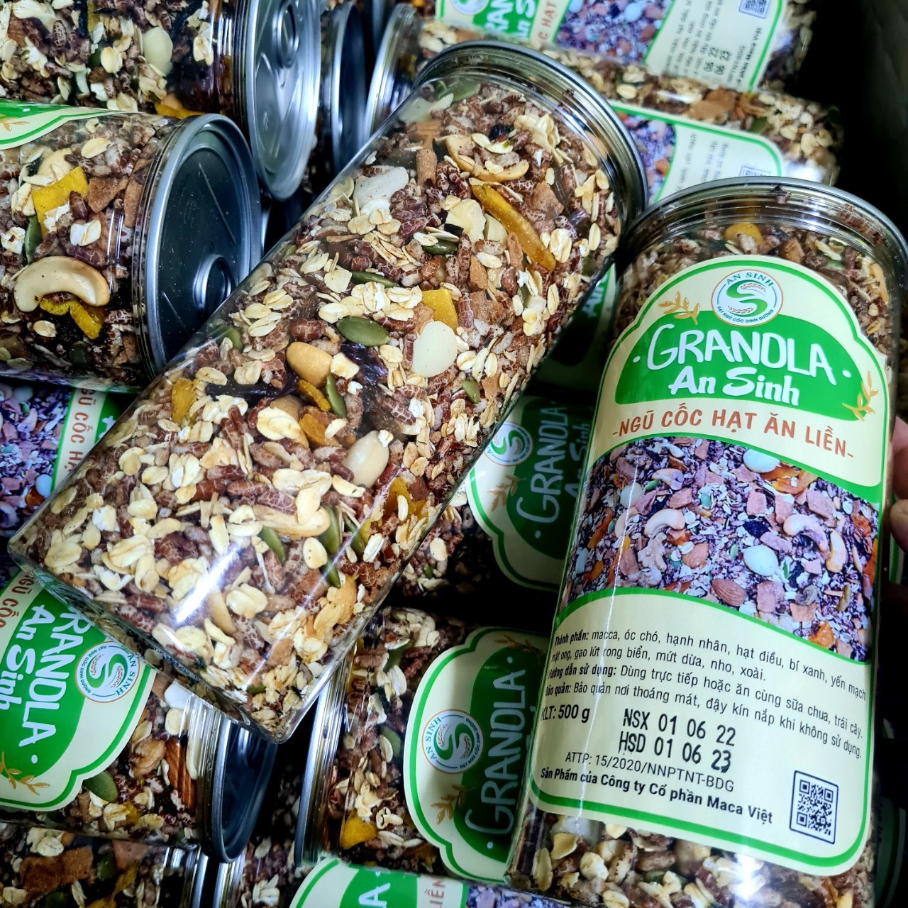 Mix Granola An Sinh Siêu Hạt (Ngũ Cốc Hạt Ăn Liền)