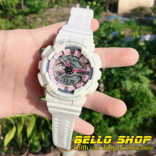 Đồng hồ nữ G-Shock GA110 TRẮNG HỒNG thể thao nam nữ, Chống nước 200M thumbnail