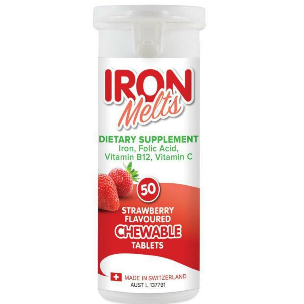 Viên sắt ngậm Iron Melts (50 viên)