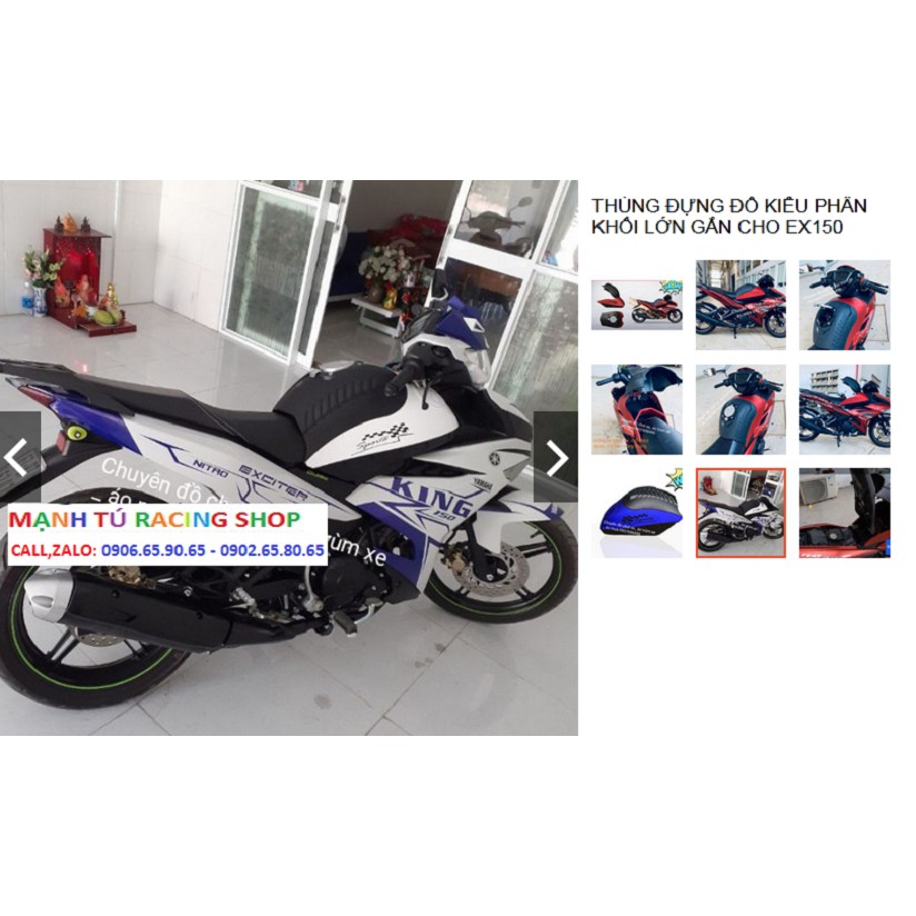 THÙNG GIỮA EXCITER 150 KIỂU MOTO