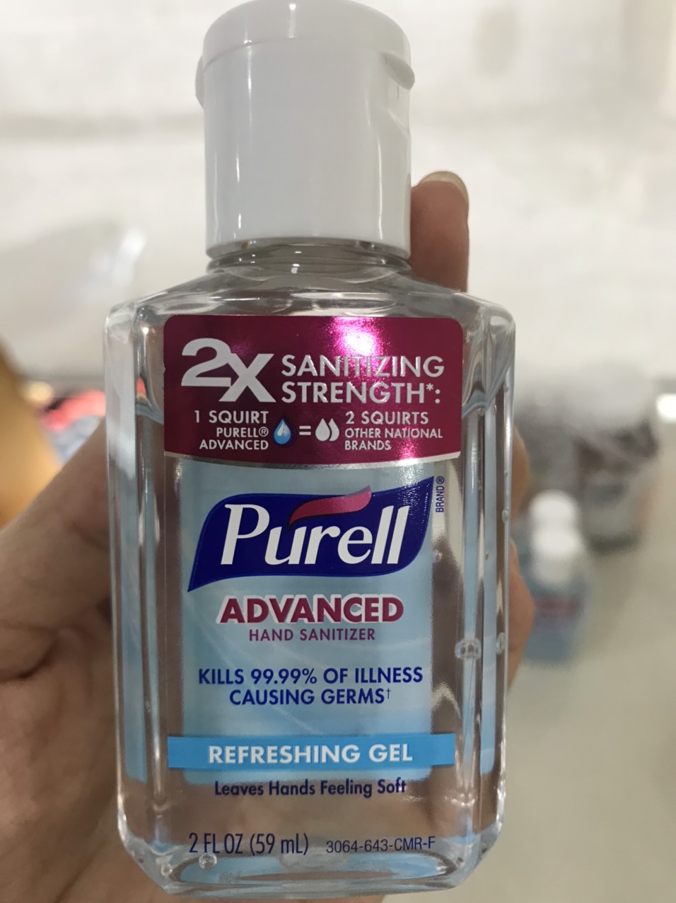 [HCM]NƯỚC RỬA TAY DIỆT KHUẨN PURELL-59ml-USA