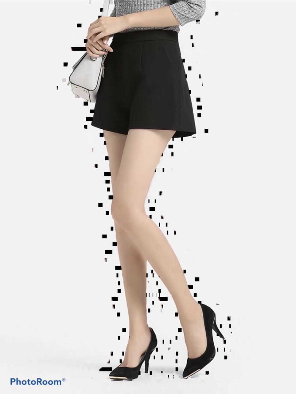 QUẦN SHORT LƯNG CAO VẢI TUYẾT MƯA,LY STORE