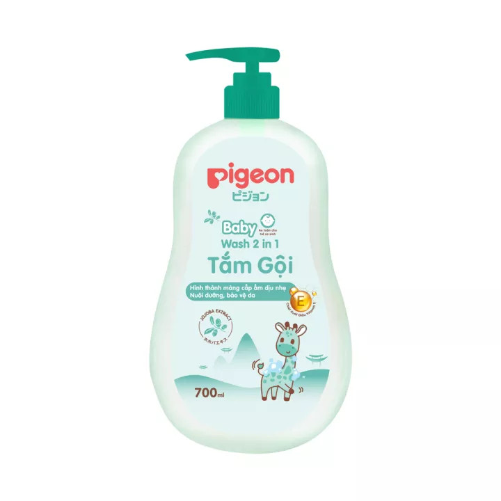 Tắm Gội Dịu Nhẹ Pigeon Hương Jojoba 700Ml