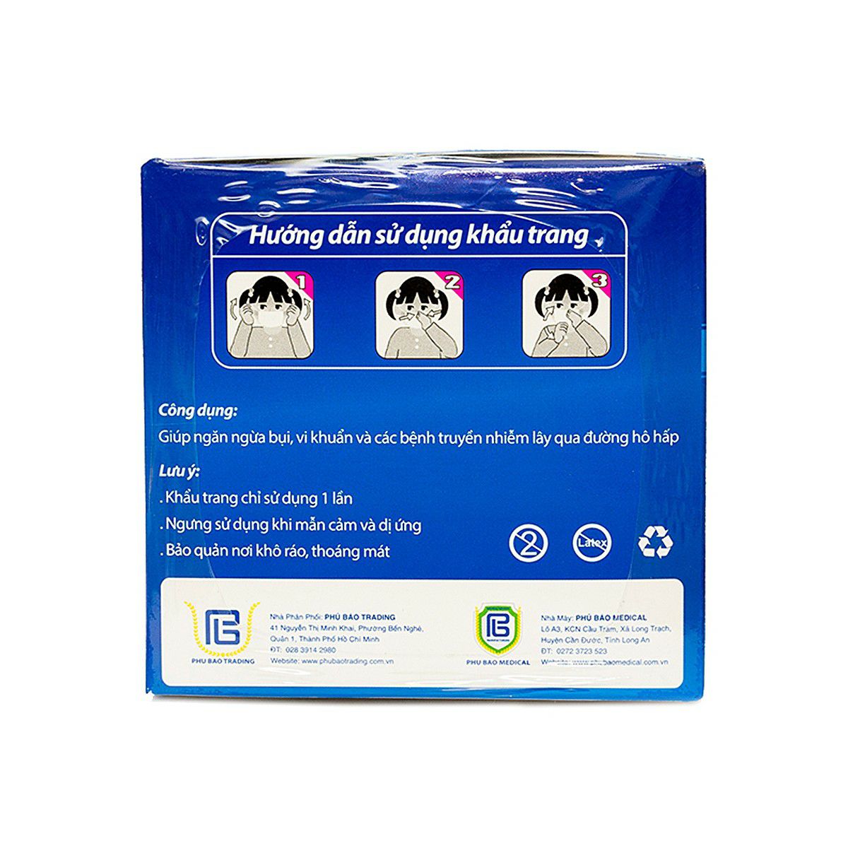 Khẩu Trang Trẻ Em Perfetta( Xanh)