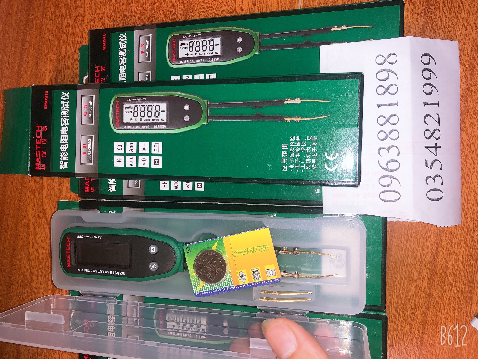 Đồng hồ đo linh kiện dán MS8910