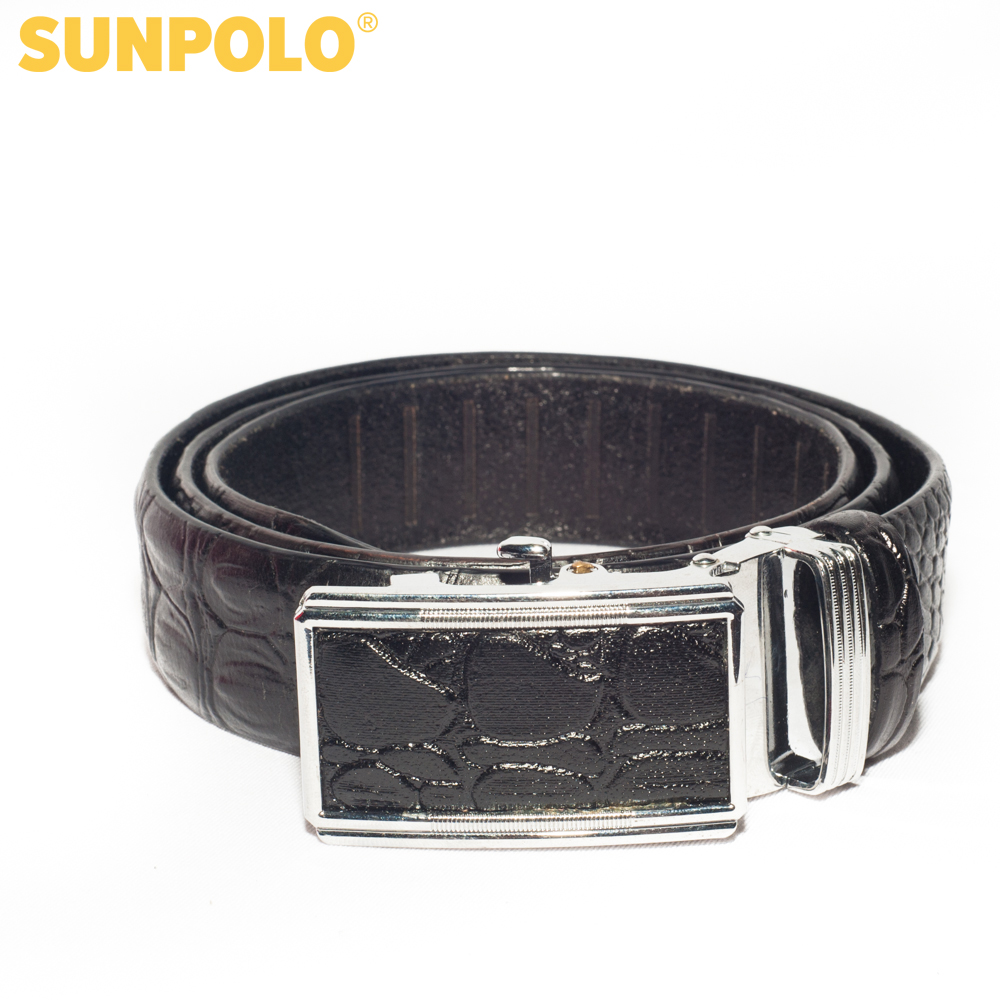 Men genuine leather belt BSAL01 (black, brown)